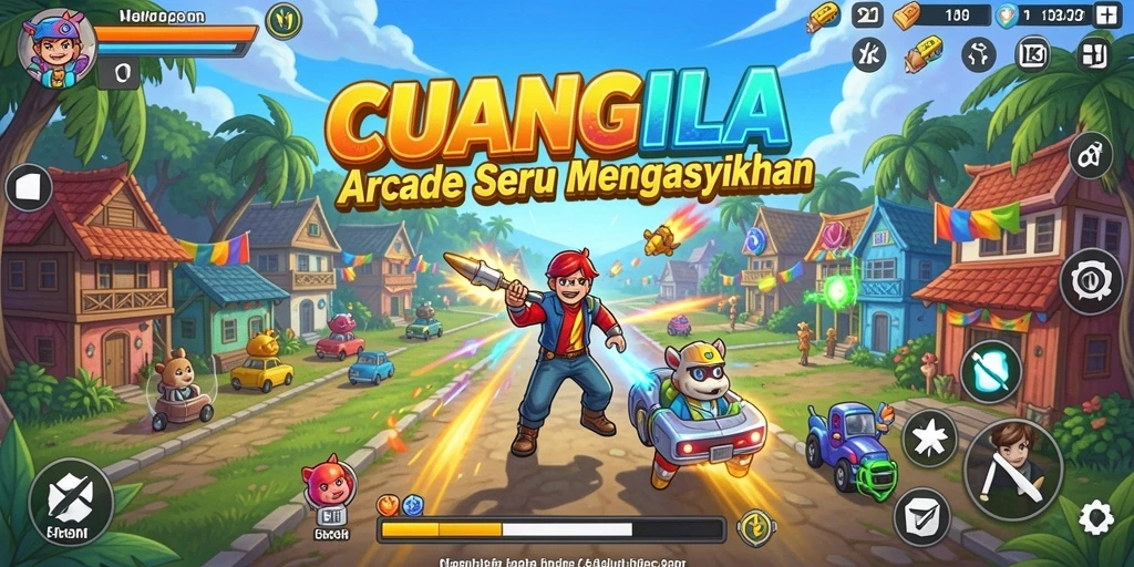 Screenshot dari gameplay CUANGILA yang penuh aksi dan keseruan.