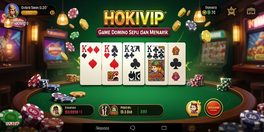 Tampilan gameplay seru HOKIVIP dengan pemain aktif.