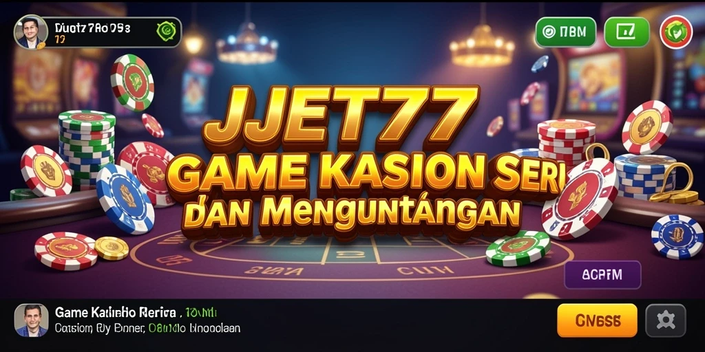 Screenshot JET77 menampilkan gameplay Kasino yang seru dan grafis menarik.