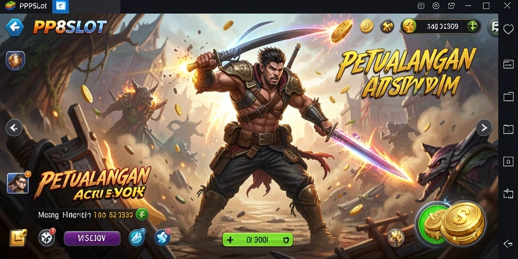Tampilan permainan PP8SLOT yang penuh aksi mendebarkan.