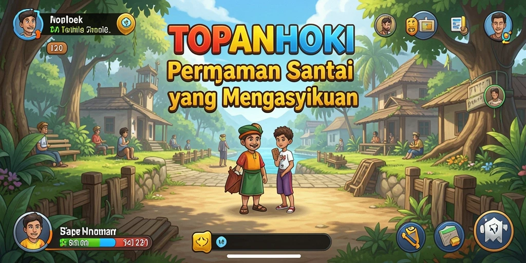 Screenshot gameplay TOPANHOKI dengan tampilan yang menarik.